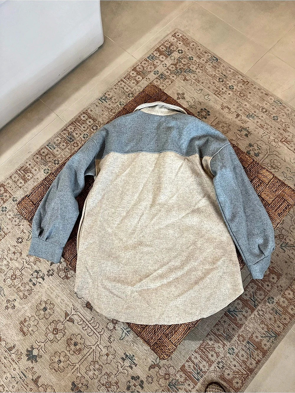 Hem & Thread Color Block Utility Jacket Size large Like New - Picture 2 of 3